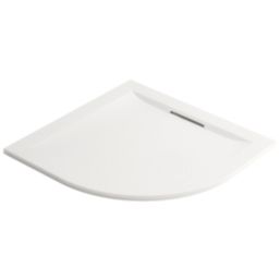 Mira Flight Level Quadrant Shower Tray White 800mm x 800mm x 25mm