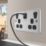 LAP  13A 2-Gang SP Switched Socket + 3A 45W 2-Outlet Type A & C USB Charger Brushed Steel with Black Inserts