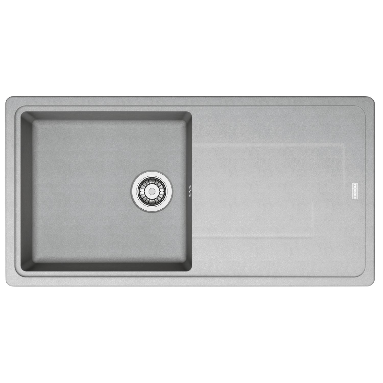 Franke Titan 1 Bowl Composite Kitchen Sink Urban Grey Reversible 970mm x 500mm (382RF)