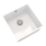 ETAL Comite 1 Bowl Composite Kitchen Sink Gloss White 440mm x 440mm