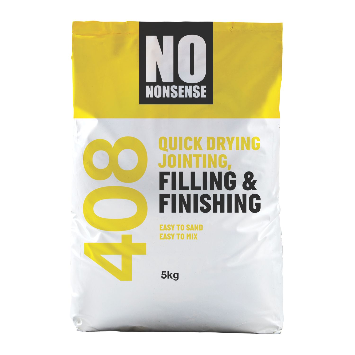 No Nonsense 408 Quick Dry Jointing, Filling & Finishing Compound 5kg (382RL)