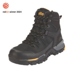 Site Densham    Safety Boots Black Size 8