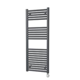 Towelrads 1186mm x 450mm 1365BTU Anthracite Flat Electric Towel Radiator