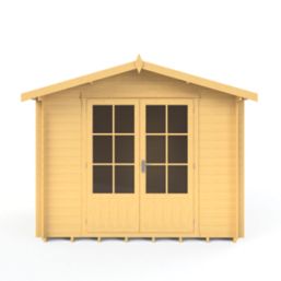 Shire Barnsdale 9' x 9' (Nominal) Apex Timber Log Cabin