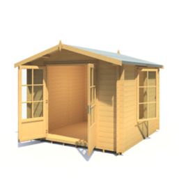 Shire Barnsdale 9' x 9' (Nominal) Apex Timber Log Cabin