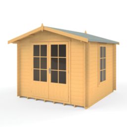Shire Barnsdale 9' x 9' (Nominal) Apex Timber Log Cabin