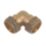 Flomasta  Brass Compression Equal 90° Elbows 22mm 10 Pack