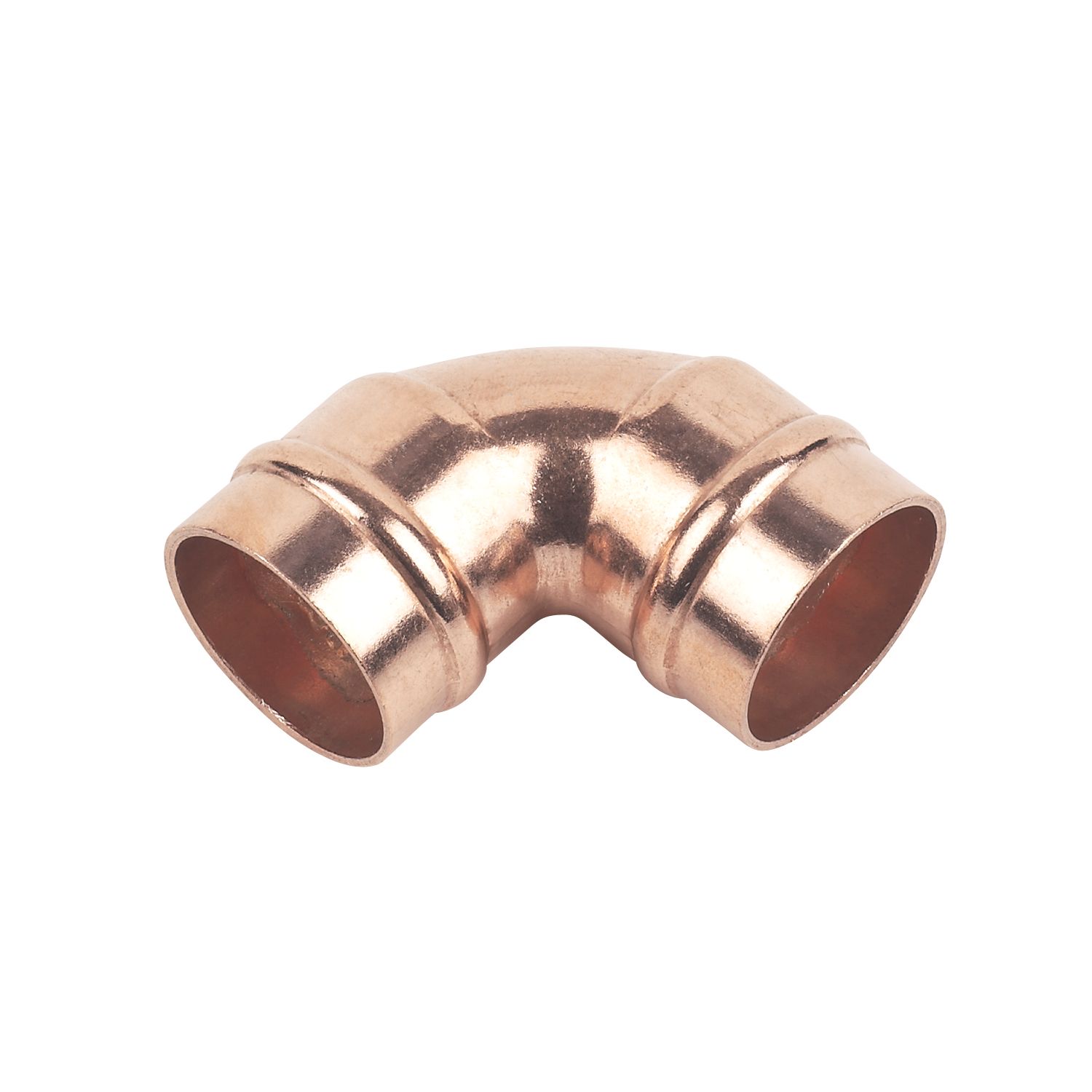 Flomasta Copper Solder Ring Equal 90° Elbows 22mm 10 Pack (38313)