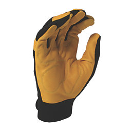Stanley Hybrid Performance Leather Gloves Black Large
