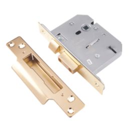 ERA  5 Lever Brass Mortice Sashlock 76mm Case - 56mm Backset