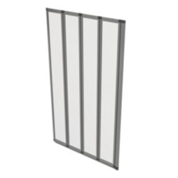Framed Chrome Bath Screen Reversible 850mm x 1400mm