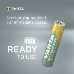 Varta  Rechargeable AA 1.2V Ni-MH Batteries 4 Pack