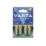 Varta  Rechargeable AA 1.2V Ni-MH Batteries 4 Pack