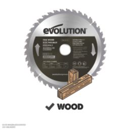 Evolution FW210TCT-40 Wood Circular Saw Blade 210mm x 25.4mm 40T