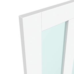 Green & Taylor Victorian 1-Clear Light Satin Painted White Wooden Shaker Internal Glazed Door 2040mm x 726mm