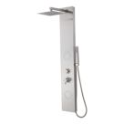 Swirl ST-88A9 Rear-Fed Brushed Stainless Steel  Panel Shower