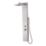 Swirl ST-88A9 Rear-Fed Brushed Stainless Steel  Panel Shower
