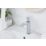 Bristan Liso Chrome-Plated 192mm Standard Round Head Mono Basin Mixer Tap  With Clicker Waste