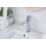 Bristan Liso Chrome-Plated 192mm Standard Round Head Mono Basin Mixer Tap  With Clicker Waste