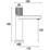 Bristan Liso Chrome-Plated 192mm Standard Round Head Mono Basin Mixer Tap  With Clicker Waste