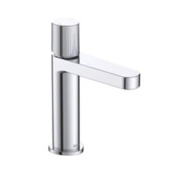 Bristan Liso Chrome-Plated 192mm Standard Round Head Mono Basin Mixer Tap  With Clicker Waste