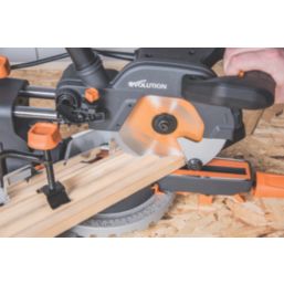 Evolution Power Tools R185SMS+ 7-1/4 Multi-Material Compound Sliding Miter  Saw Plus 