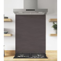 Wilsonart  Brushed Copper/Brushed Carbon Hob Splashback 600mm x 800mm x 4mm