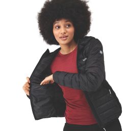 Regatta Marizion Hooded Womens Jacket Black Size 12