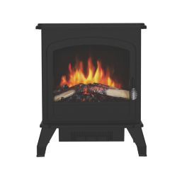 Be Modern Trowpoint Black Electric Freestanding Stove 495mm x 595mm