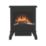 Be Modern Trowpoint Black Electric Freestanding Stove 495mm x 595mm