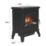 Be Modern Trowpoint Black Electric Freestanding Stove 495mm x 595mm
