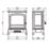 Be Modern Trowpoint Black Electric Freestanding Stove 495mm x 595mm