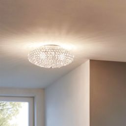 Eglo Clemente Ceiling Light Chrome