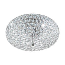 Eglo Clemente Ceiling Light Chrome