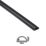 D-Line PVC Black Micro Trunking Pack 34 Pieces