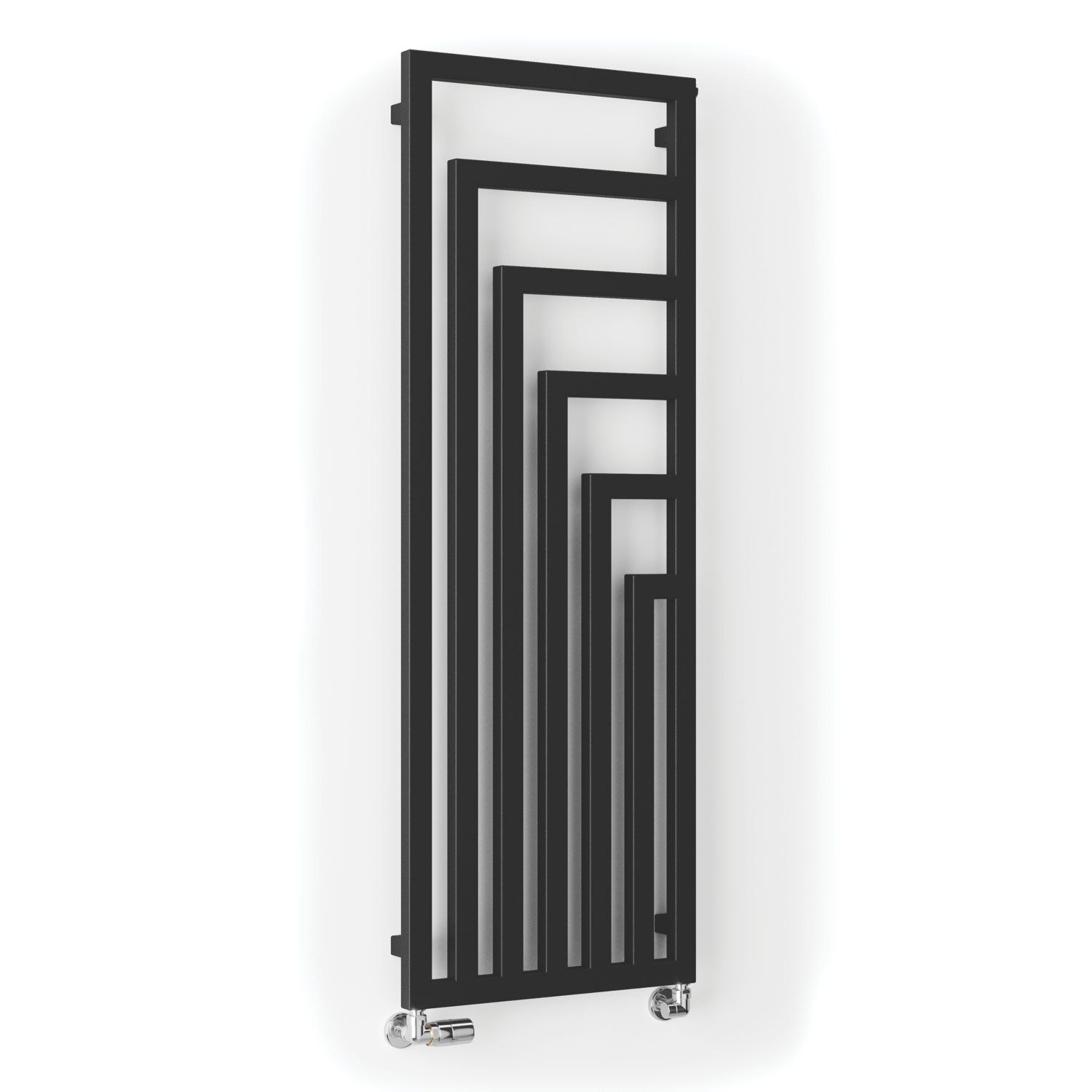 Terma Angus 1460mm x 520mm 2425BTU Black Vertical Designer Radiator (383RH)