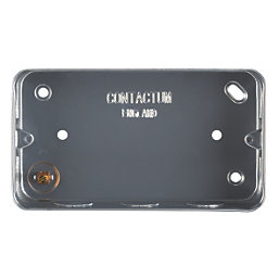 Contactum CLA3090 2-Gang Metal-Clad  Back Box 37mm