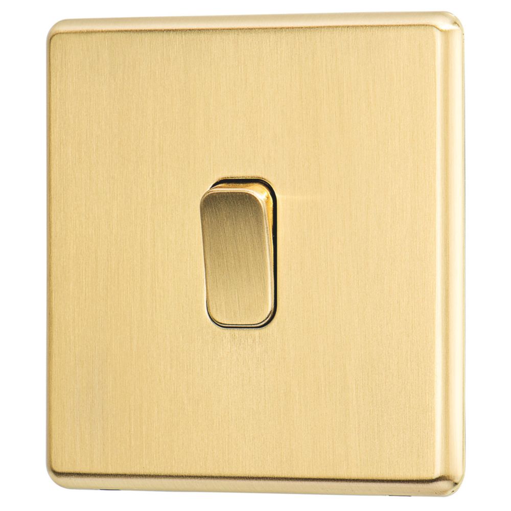 Arlec  10A 1-Gang 2-Way Light Switch  Gold