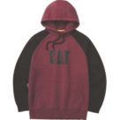 CAT Raglan Hoodie Dark Red 2X Large 48" Chest