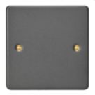 Varilight  1-Gang Blanking Plate Graphite Grey