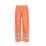 Site Huske Hi-Vis Overtrousers Elasticated Waist Orange Small 25" W 30" L