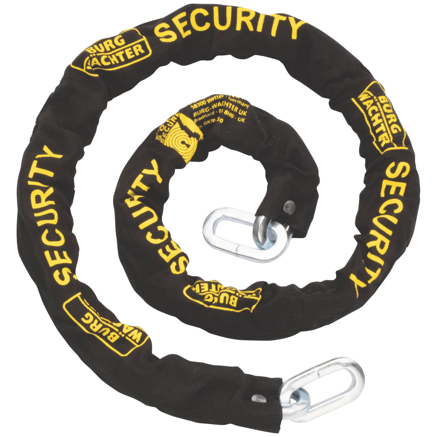 Burg-Wachter Hardened Steel Heavy Duty Chain 1.5m x 10mm (383YY)