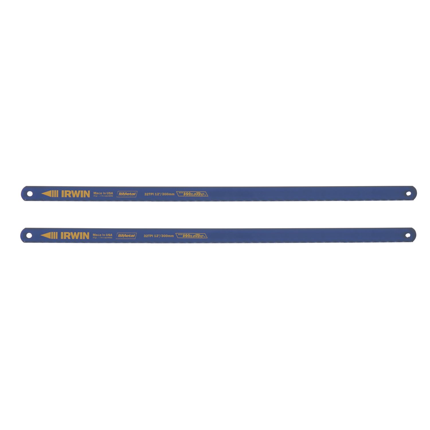 Irwin 32tpi Metal Hacksaw Blades 12" (300mm) 2 Pack (3841X)