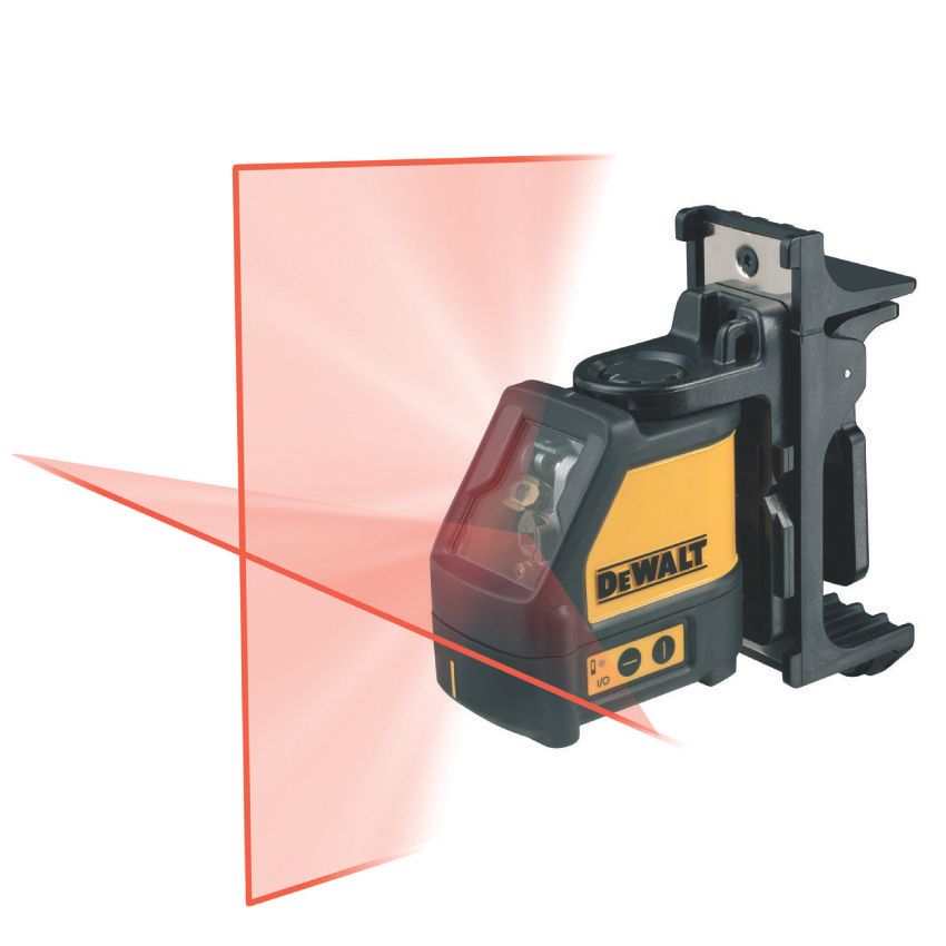 DeWalt DW088CG-XJ Green Self-Levelling Cross-Line Laser Level - Screwfix