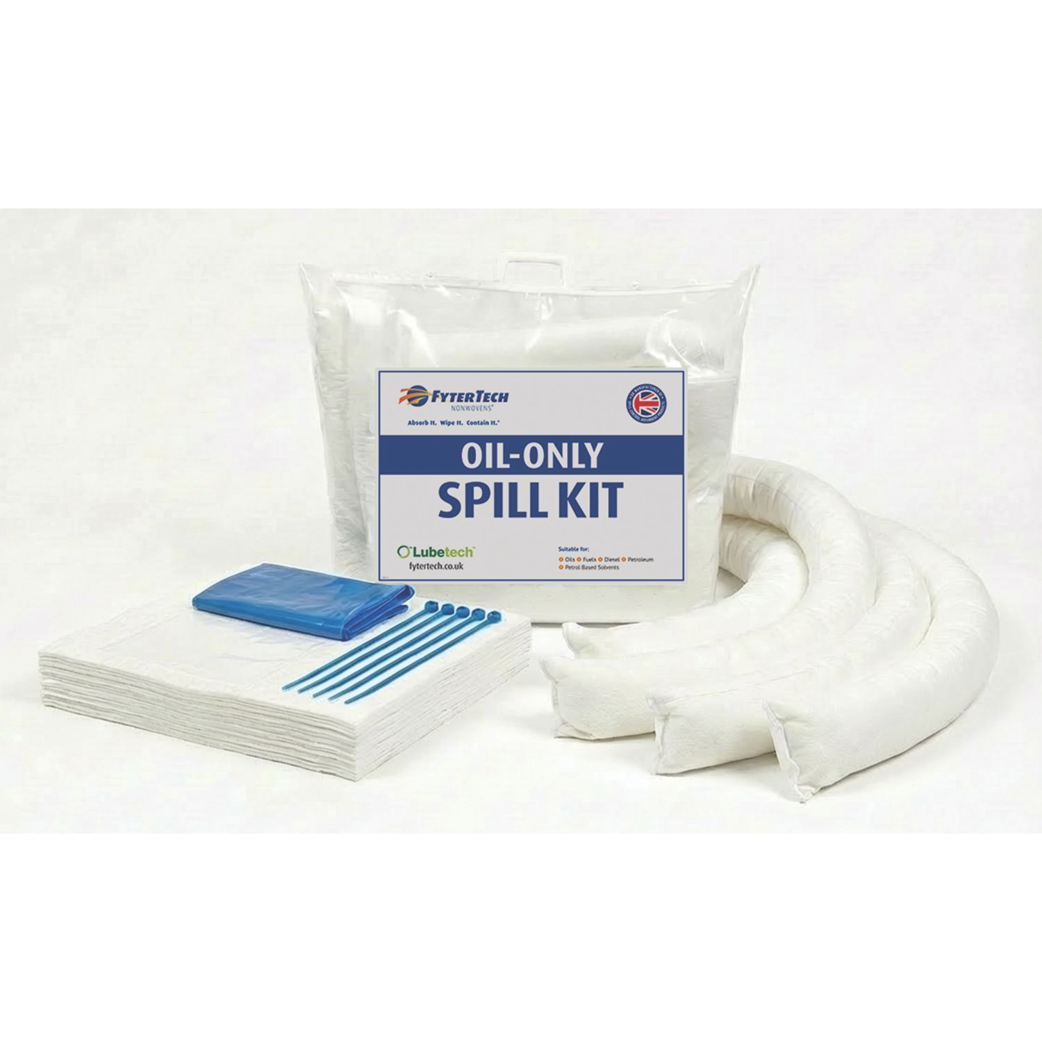 Lubetech 27-1050CT 50Ltr Oil Only Spill Response Kit (384AC)