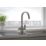 Bristan Acorn Mono Sink Mixer Tap Steel