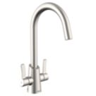 Bristan Acorn Mono Sink Mixer Tap Steel