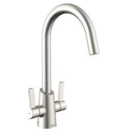 Bristan Acorn Mono Sink Mixer Tap Steel