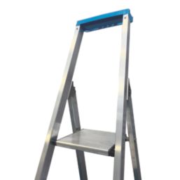 Zarges Aluminium 1.86m 6 Step Platform Step Ladder