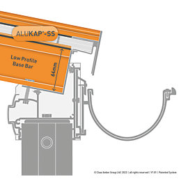 ALUKAP-SS Brown  Self-Support Bar 4800mm x 60mm